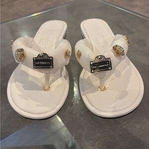 Karl Lagerfeld White Women's Sandals 10